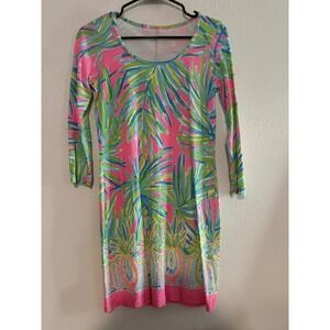 Lilly Pulitzer Beacon Dress Tiki Pink Size XS